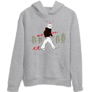 Air Jordan 1 Travis Scott Olive shirt to match jordans Cactus Man sneaker tees Air Jordan 1 x Travis Scott x Olive Streetwear Brand SNRT Sneaker Tees unisex cotton Heather Grey 2 crew neck shirt