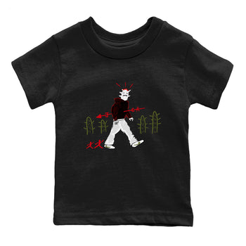 Air Jordan 1 Travis Scott Olive shirt to match jordans Cactus Man sneaker tees Air Jordan 1 Travis Scott Olive SNRT sneaker release tees baby toddler Black 2 cotton Shirt