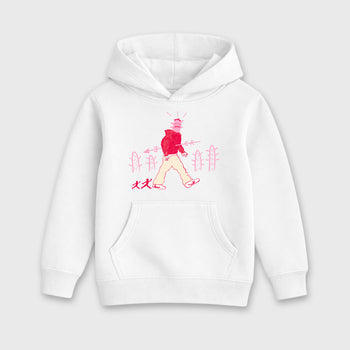 Cactus Man affordable baby and kids t-shirt designed to match the Air Jordan 1 Travis Scott Tropical Pink, featuring coordinated White 2 options for the perfect little sneakerhead streetwear look.