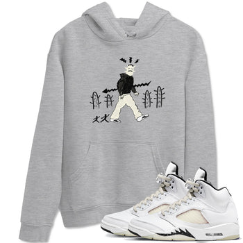 AJ5 Sail shirt to match jordans Cactus Man sneaker tees Air Jordan 5 Sail SNRT Sneaker Release Tees unisex cotton Heather Grey 1 crew neck shirt
