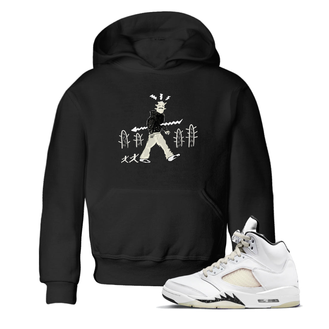 AJ5 Sail shirt to match jordans Cactus Man sneaker tees Air Jordan 5 Sail SNRT sneaker release tees baby toddler Black 1 cotton Shirt