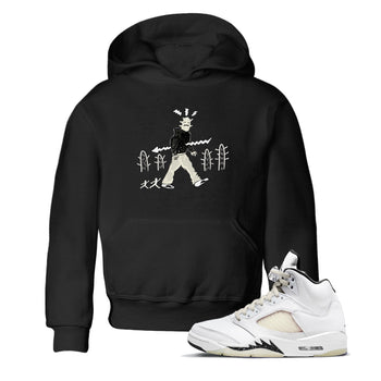 AJ5 Sail shirt to match jordans Cactus Man sneaker tees Air Jordan 5 Sail SNRT sneaker release tees baby toddler Black 1 cotton Shirt