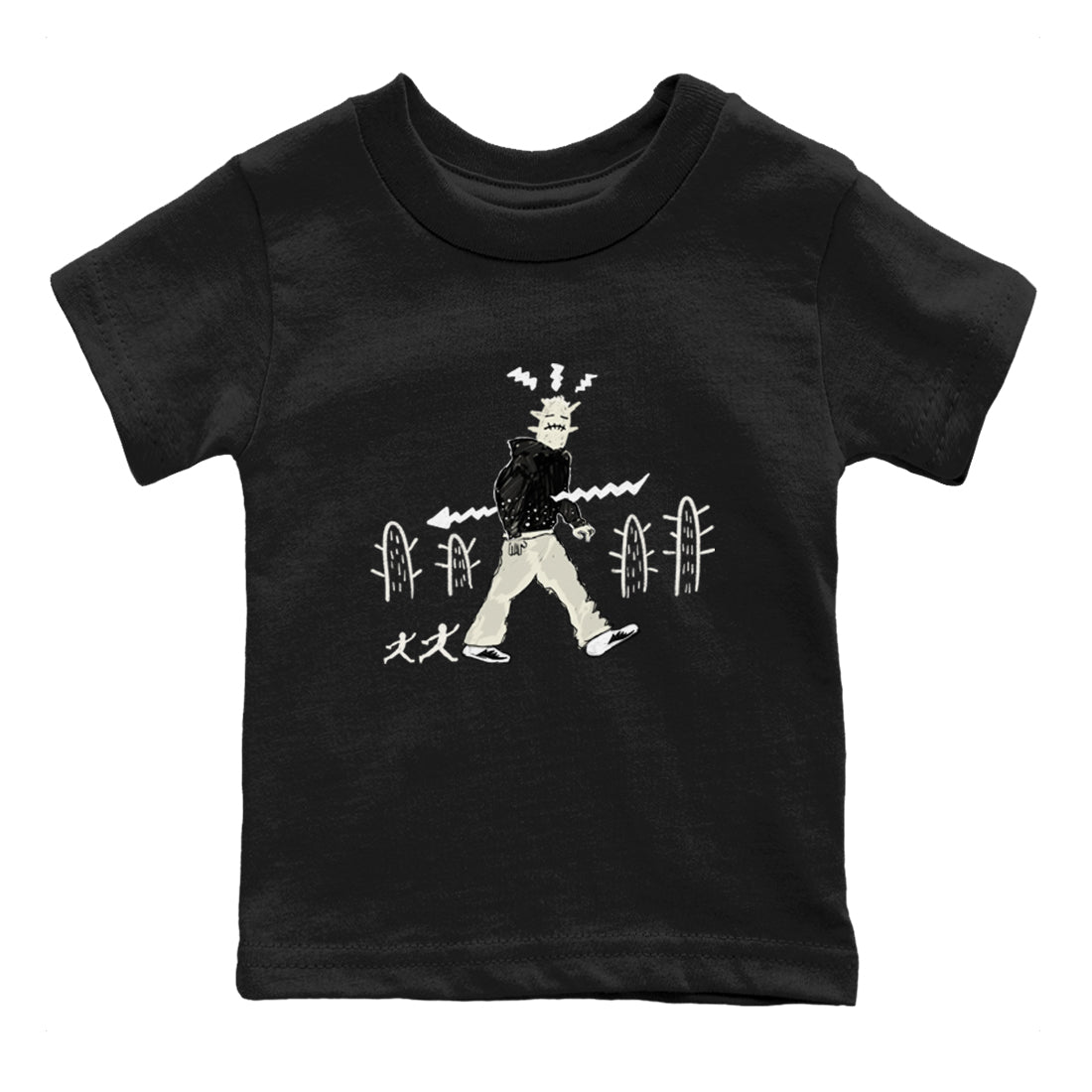 AJ5 Sail shirt to match jordans Cactus Man sneaker tees Air Jordan 5 Sail SNRT sneaker release tees baby toddler Black 2 cotton Shirt