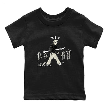 AJ5 Sail shirt to match jordans Cactus Man sneaker tees Air Jordan 5 Sail SNRT sneaker release tees baby toddler Black 2 cotton Shirt