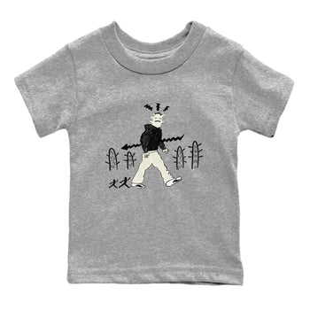 AJ5 Sail shirt to match jordans Cactus Man sneaker tees Air Jordan 5 Sail SNRT sneaker release tees baby toddler Heather Grey 2 cotton Shirt