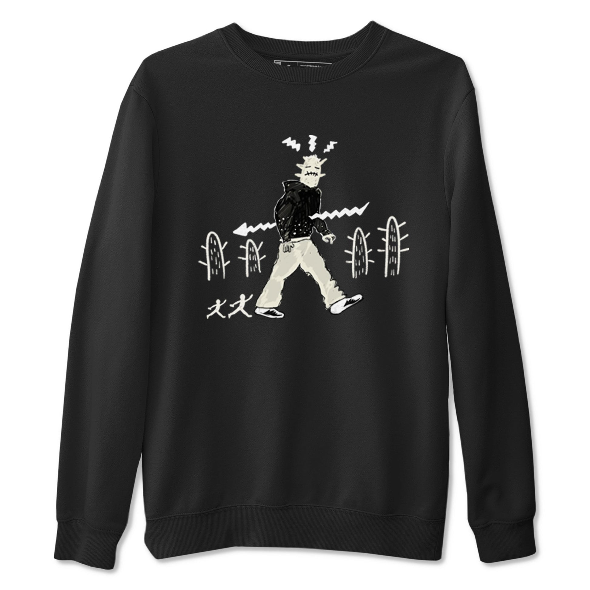 AJ5 Sail shirt to match jordans Cactus Man sneaker tees Air Jordan 5 Sail SNRT Sneaker Release Tees unisex cotton Black 2 crew neck shirt