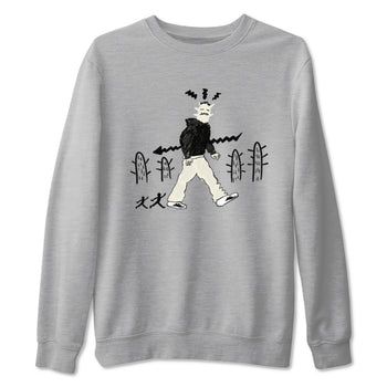 AJ5 Sail shirt to match jordans Cactus Man sneaker tees Air Jordan 5 Sail SNRT Sneaker Release Tees unisex cotton Heather Grey 2 crew neck shirt