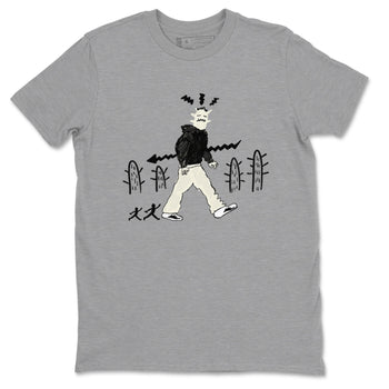 AJ5 Sail shirt to match jordans Cactus Man sneaker tees Air Jordan 5 Sail SNRT Sneaker Release Tees unisex cotton Heather Grey 2 crew neck shirt
