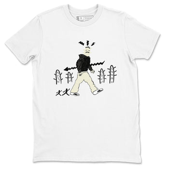 AJ5 Sail shirt to match jordans Cactus Man sneaker tees Air Jordan 5 Sail SNRT Sneaker Release Tees unisex cotton White 2 crew neck shirt