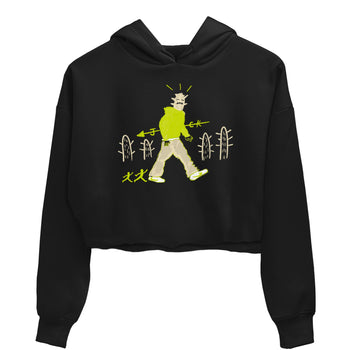 Cactus Man womens crop tee made to vibe with the Jordan Jumpman Jack Travis Scott Bright Cactus sneakers — the perfect match in Black 2.