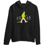 Cactus Man sneaker match t-shirt styled to complete your fit with the Jordan Jumpman Jack Travis Scott Bright Cactus sneakers, shown in Black 2.