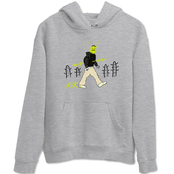 Cactus Man sneaker match t-shirt styled to complete your fit with the Jordan Jumpman Jack Travis Scott Bright Cactus sneakers, shown in Heather Grey 2.