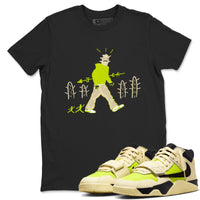 Cactus Man SNRT Sneaker Tees - Jordan Jumpman Jack Travis Scott Bright Cactus