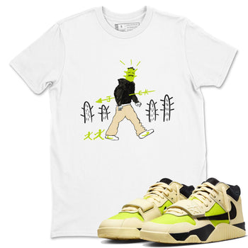 Cactus Man sneaker match t-shirt styled to complete your fit with the Jordan Jumpman Jack Travis Scott Bright Cactus sneakers, shown in White 1.