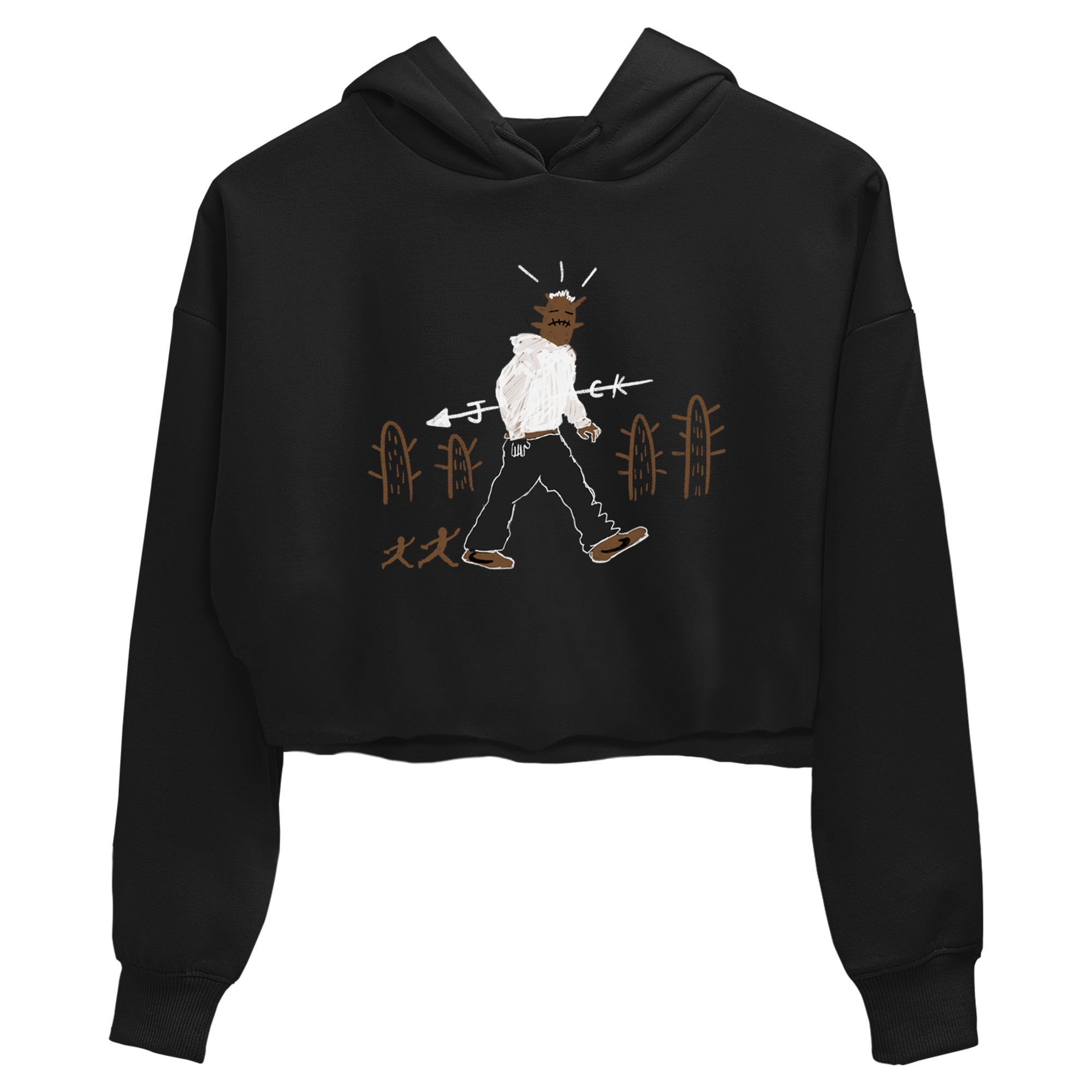 Jordan Jumpman Jack Travis Scott Dark Mocha shirts to match jordans Cactus Man sneaker match tees Jordan Jumpman Jack Travis Scott Dark Mocha match shoes to clothes SNRT Sneaker Tees unisex cotton Black 2 crop tee