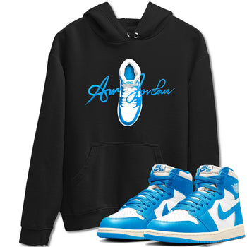 1s High OG UNC Reimagined shirts to match jordans Caligraphy Shoe Lace graphic tees Air Jordan 1 UNC Reimagined match shoes to clothes SNRT Sneaker Tees unisex cotton Black 1 shirts