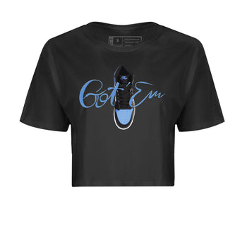 Air Jordan 1 Retro High OG UNC Toe Shirt to match Jordans Caligraphy Shoe Lace Sneaker Tees 1s UNC Toe SNRT Sneaker Release Tees Crop T-Shirts Black 2