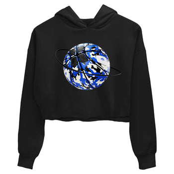 AJ1 Game Royal shirt to match jordans Camo Basketball Planet sneaker tees Air Jordan 1 Game Royal SNRT Sneaker Release Tees Black 2 crop length shirt