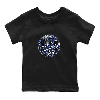 1s Midnight Navy shirts to match jordans Camo Basketball Planet sneaker match tees Air Jordan 1 Midnight Navy match shoes to clothes SNRT Sneaker Tees Youth Baby Black 2 tee