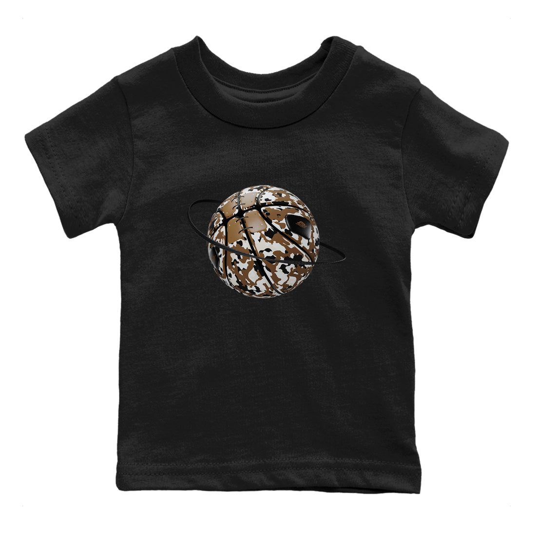 1s Low OG Mocha shirts to match jordans Camo Basketball Planet sneaker match tees Air Jordan 1 Mocha match shoes to clothes SNRT Sneaker Tees Youth Baby Black 2 tee