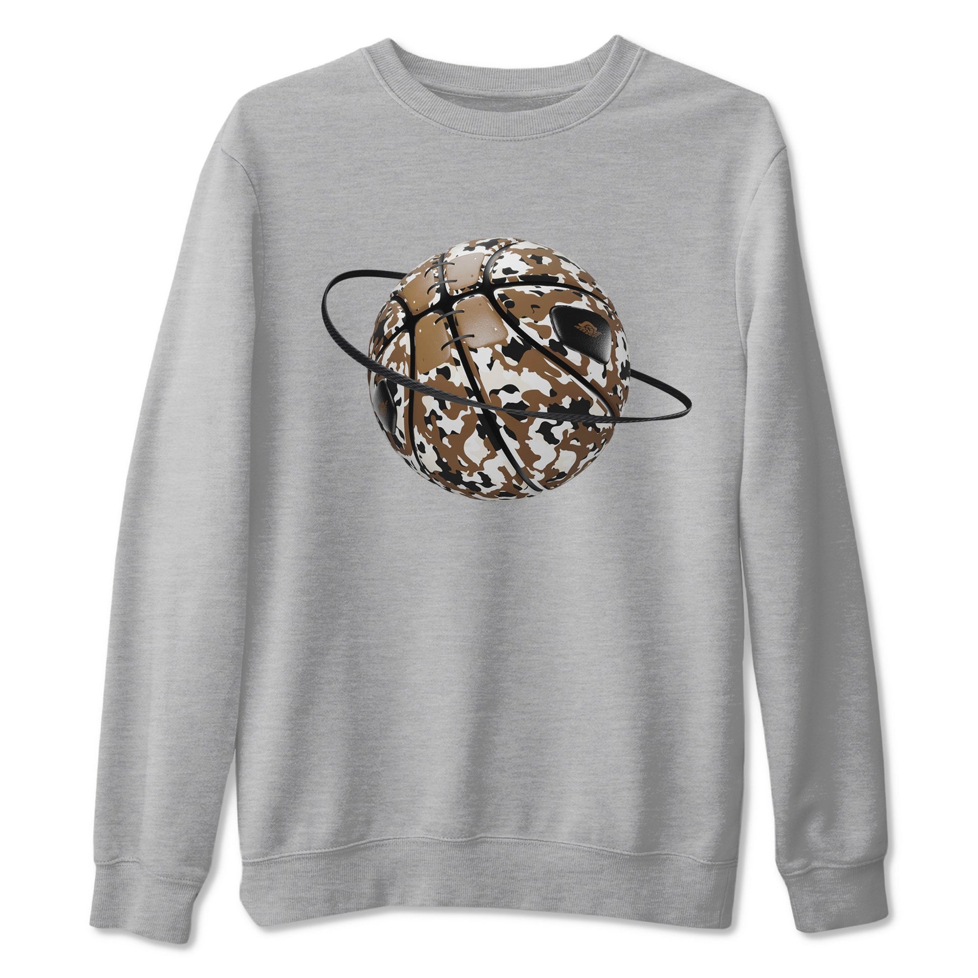 1s Low OG Mocha shirts to match jordans Camo Basketball Planet sneaker match tees Air Jordan 1 Mocha match shoes to clothes SNRT Sneaker Tees unisex cotton Heather Grey 2 shirts