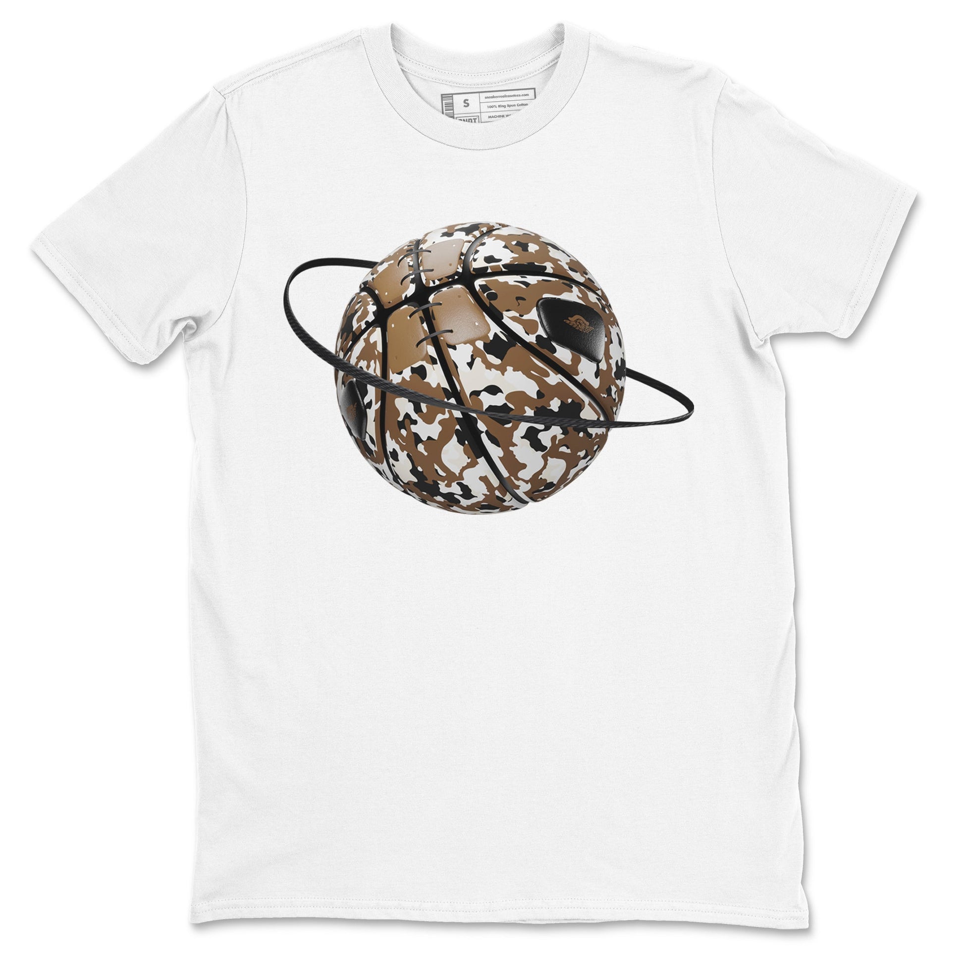 1s Low OG Mocha shirts to match jordans Camo Basketball Planet sneaker match tees Air Jordan 1 Mocha match shoes to clothes SNRT Sneaker Tees unisex cotton White 2 shirts