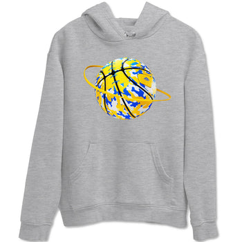 1s Travis Scott Canary shirt to match jordans Camo Basketball Planet sneaker tees Air Jordan 1 Travis Scott Canary SNRT Sneaker Release Tees unisex cotton Heather Grey 2 crew neck shirt