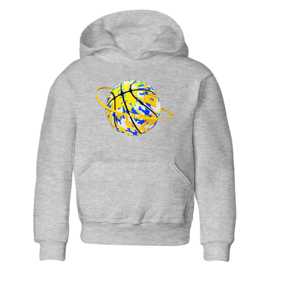 1s Travis Scott Canary shirt to match jordans Camo Basketball Planet sneaker tees Air Jordan 1 Travis Scott Canary SNRT sneaker release tees baby toddler Heather Grey 2 cotton Shirt