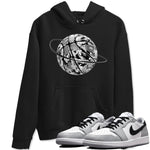 1s Wolf Grey shirts to match jordans Camo Basketball Planet sneaker match tees Air Jordan 1 Wolf Grey SNRT Sneaker Tees streetwear brand Black 1 unisex cotton tee