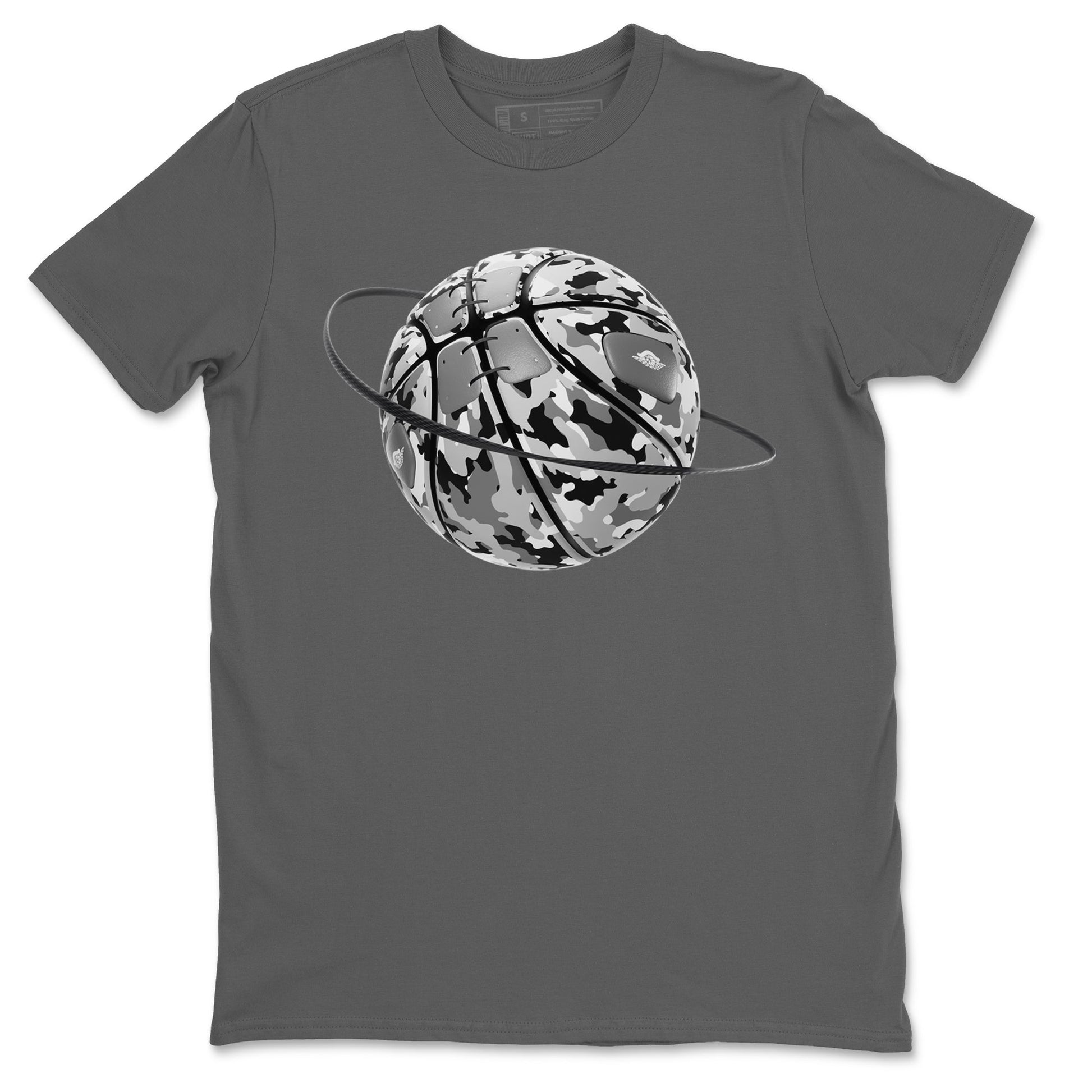 1s Wolf Grey shirts to match jordans Camo Basketball Planet sneaker match tees Air Jordan 1 Wolf Grey SNRT Sneaker Tees streetwear brand Cool Grey 2 unisex cotton tee