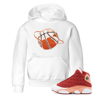 13s Dune Red shirts to match jordans Camo Basketball Planet sneaker match tees Air Jordan 13 Dune Red SNRT Sneaker Tees streetwear brand Baby and Youth White 1 cotton tee