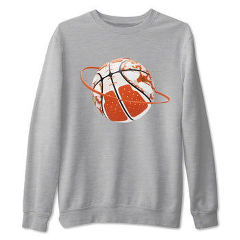 13s Dune Red shirts to match jordans Camo Basketball Planet sneaker match tees Air Jordan 13 Dune Red SNRT Sneaker Tees streetwear brand Heather Grey 2 unisex cotton tee