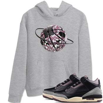 3s A Ma Maniere x Black shirts to match jordans Camo Basketball Planet sneaker match tees A Ma Maniere x Air Jordan 3 _hile You Were Sleeping_neaker Release Tees unisex cotton Heather Grey 1 crew neck shirts