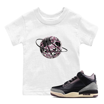 3s A Ma Maniere x Black shirts to match jordans Camo Basketball Planet sneaker match tees A Ma Maniere x Air Jordan 3 _hile You Were Sleeping_neaker Release Tees Youth Baby White 1 crew neck shirts