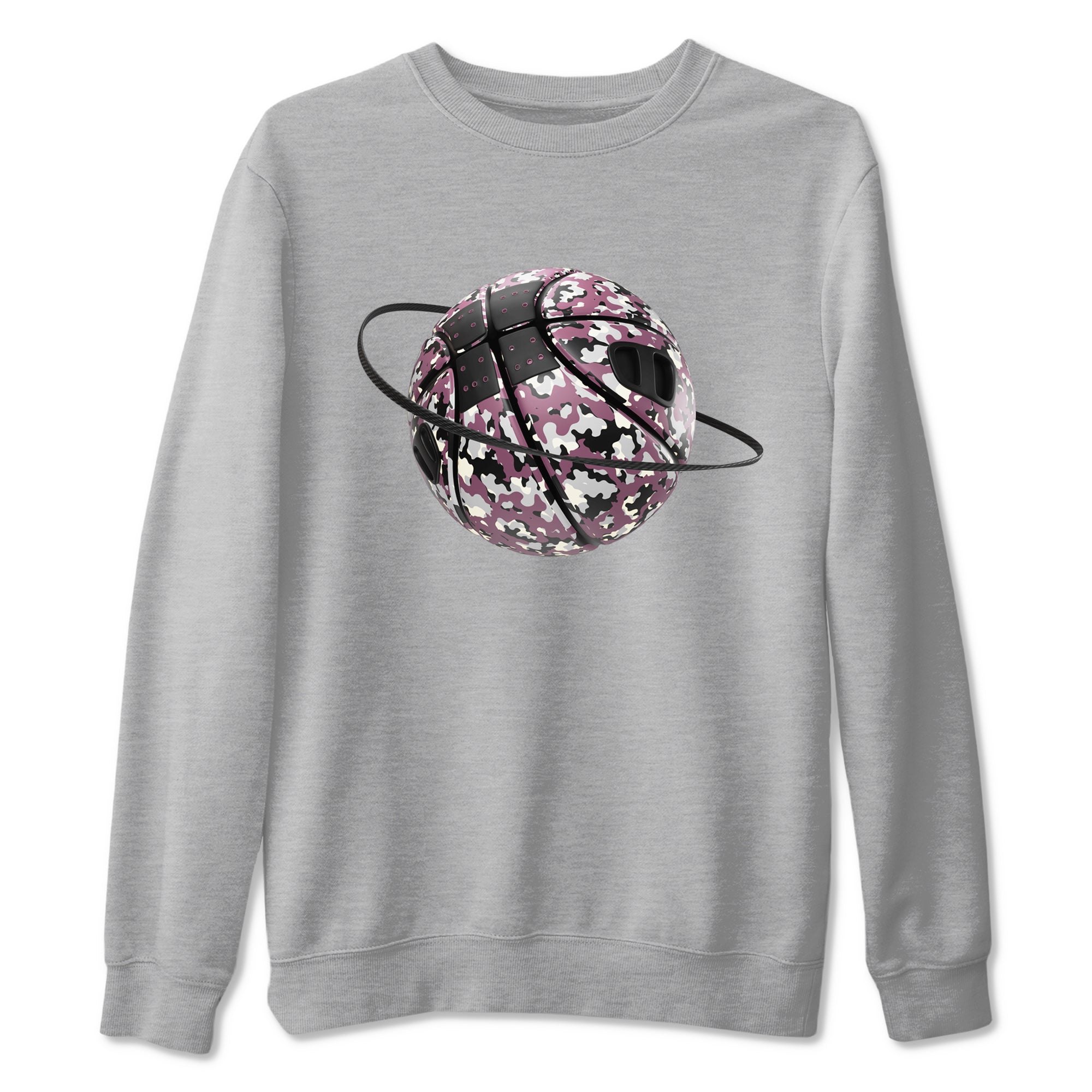 3s A Ma Maniere x Black shirts to match jordans Camo Basketball Planet sneaker match tees A Ma Maniere x Air Jordan 3 _hile You Were Sleeping_neaker Release Tees unisex cotton Heather Grey 2 crew neck shirts