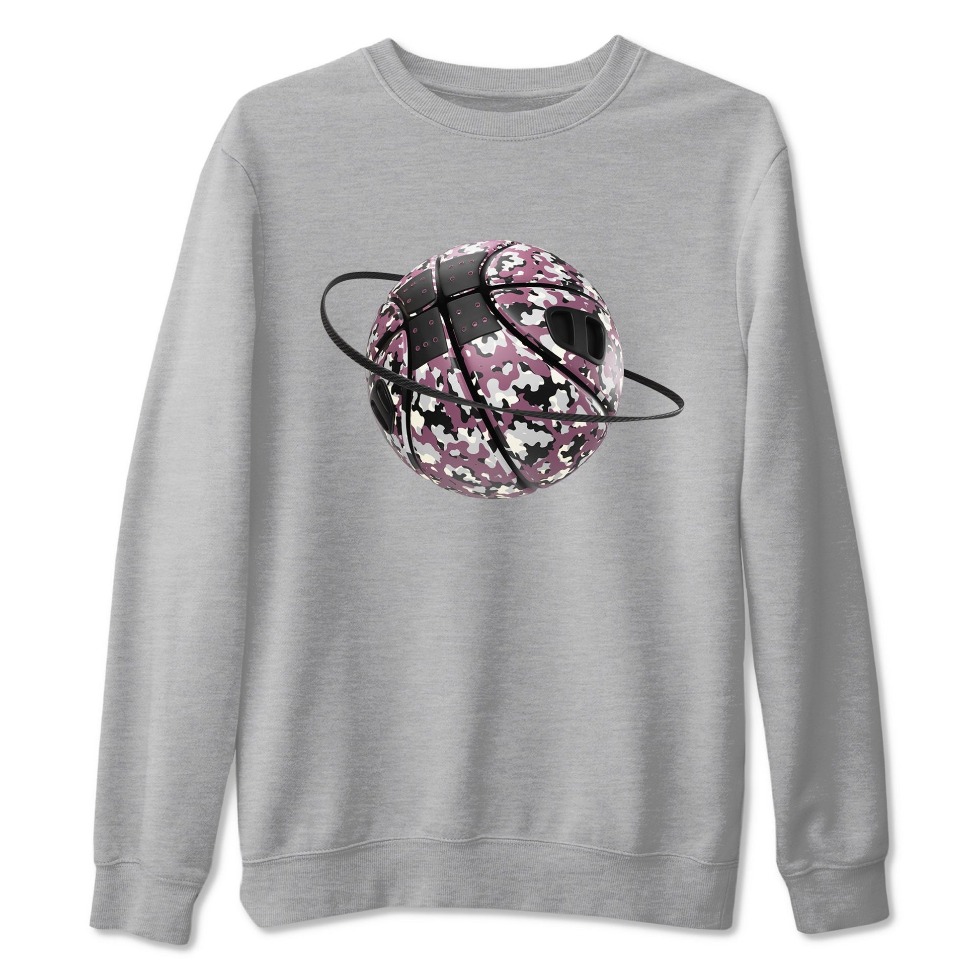 3s A Ma Maniere x Black shirts to match jordans Camo Basketball Planet sneaker match tees A Ma Maniere x Air Jordan 3 _hile You Were Sleeping_neaker Release Tees unisex cotton Heather Grey 2 crew neck shirts