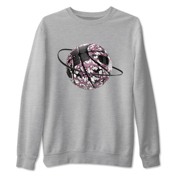 3s A Ma Maniere x Black shirts to match jordans Camo Basketball Planet sneaker match tees A Ma Maniere x Air Jordan 3 _hile You Were Sleeping_neaker Release Tees unisex cotton Heather Grey 2 crew neck shirts