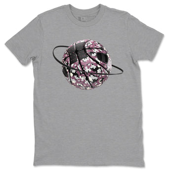 3s A Ma Maniere x Black shirts to match jordans Camo Basketball Planet sneaker match tees A Ma Maniere x Air Jordan 3 _hile You Were Sleeping_neaker Release Tees unisex cotton Heather Grey 2 crew neck shirts