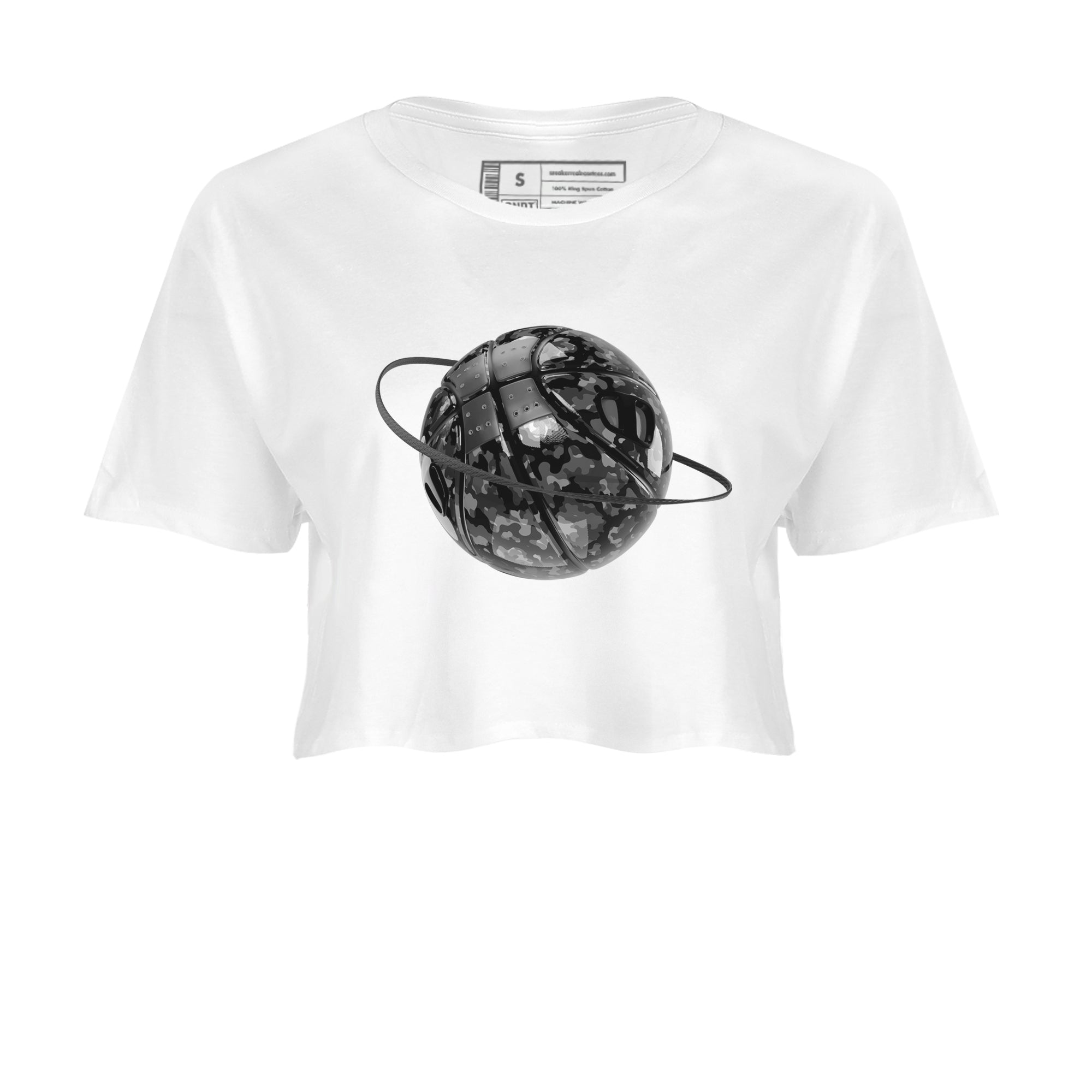 Air Jordan 3 Black Cat shirts to match jordans Camo Basketball Planet sneaker tees 3s Retro Black Cat best t-shirts to wear with jordans SNRT Sneaker Tees unisex cotton White 2 crop tee