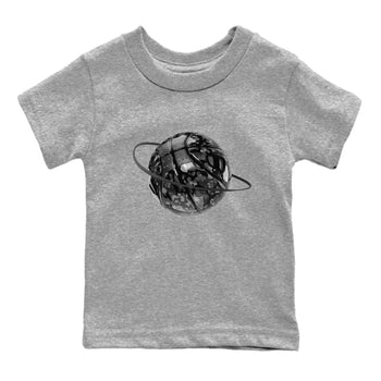 Air Jordan 3 Black Cat shirts to match jordans Camo Basketball Planet sneaker tees 3s Retro Black Cat best t-shirts to wear with jordans SNRT Sneaker Tees Youth Baby Heather Grey 2 tee