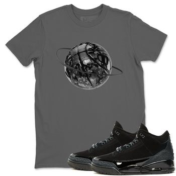 Air Jordan 3 Black Cat shirts to match jordans Camo Basketball Planet sneaker tees 3s Retro Black Cat best t-shirts to wear with jordans SNRT Sneaker Tees unisex cotton Cool Grey 1 shirts