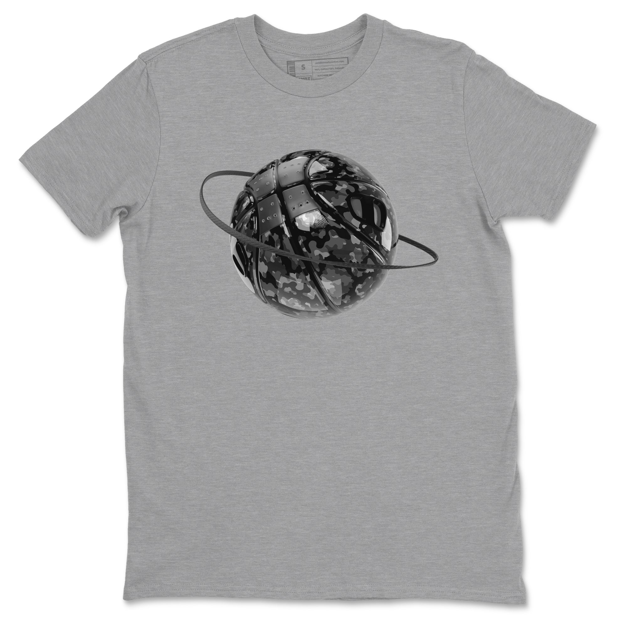 Air Jordan 3 Black Cat shirts to match jordans Camo Basketball Planet sneaker tees 3s Retro Black Cat best t-shirts to wear with jordans SNRT Sneaker Tees unisex cotton Heather Grey 2 shirts