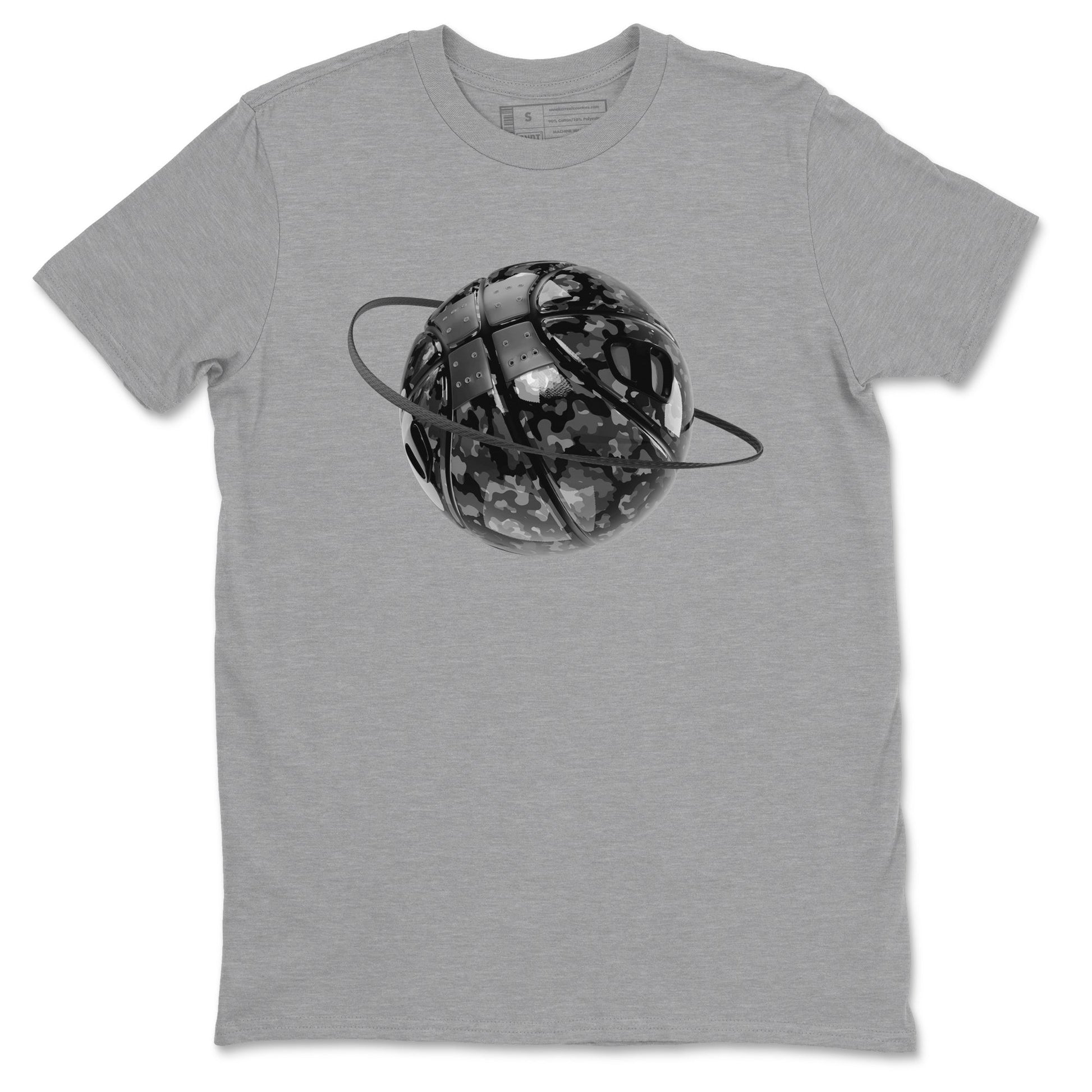 Air Jordan 3 Black Cat shirts to match jordans Camo Basketball Planet sneaker tees 3s Retro Black Cat best t-shirts to wear with jordans SNRT Sneaker Tees unisex cotton Heather Grey 2 shirts