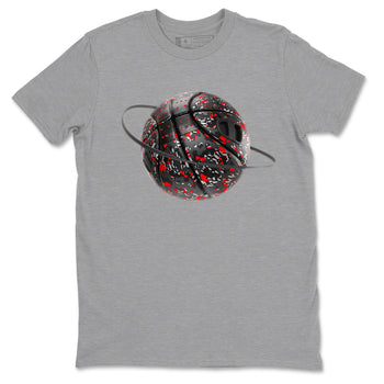 3s Black Cement shirts to match jordans Camo Basketball Planet sneaker match tees Air Jordan 3 Black Cement match shoes to clothes SNRT Sneaker Tees unisex cotton Heather Grey 2 shirts