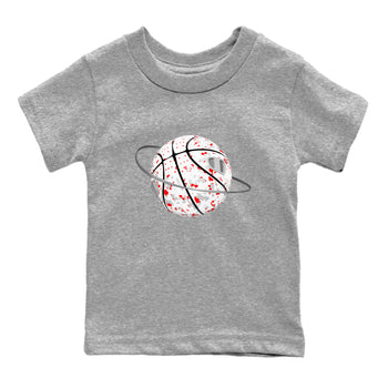 3s Cement Grey shirts to match jordans Camo Basketball Planet sneaker match tees Air Jordan 3 Cement Grey SNRT Sneaker Release Tees Youth Baby Heather Grey 2 crew neck shirts