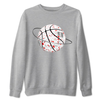 3s Cement Grey shirts to match jordans Camo Basketball Planet sneaker match tees Air Jordan 3 Cement Grey SNRT Sneaker Release Tees unisex cotton Heather Grey 2 crew neck shirts
