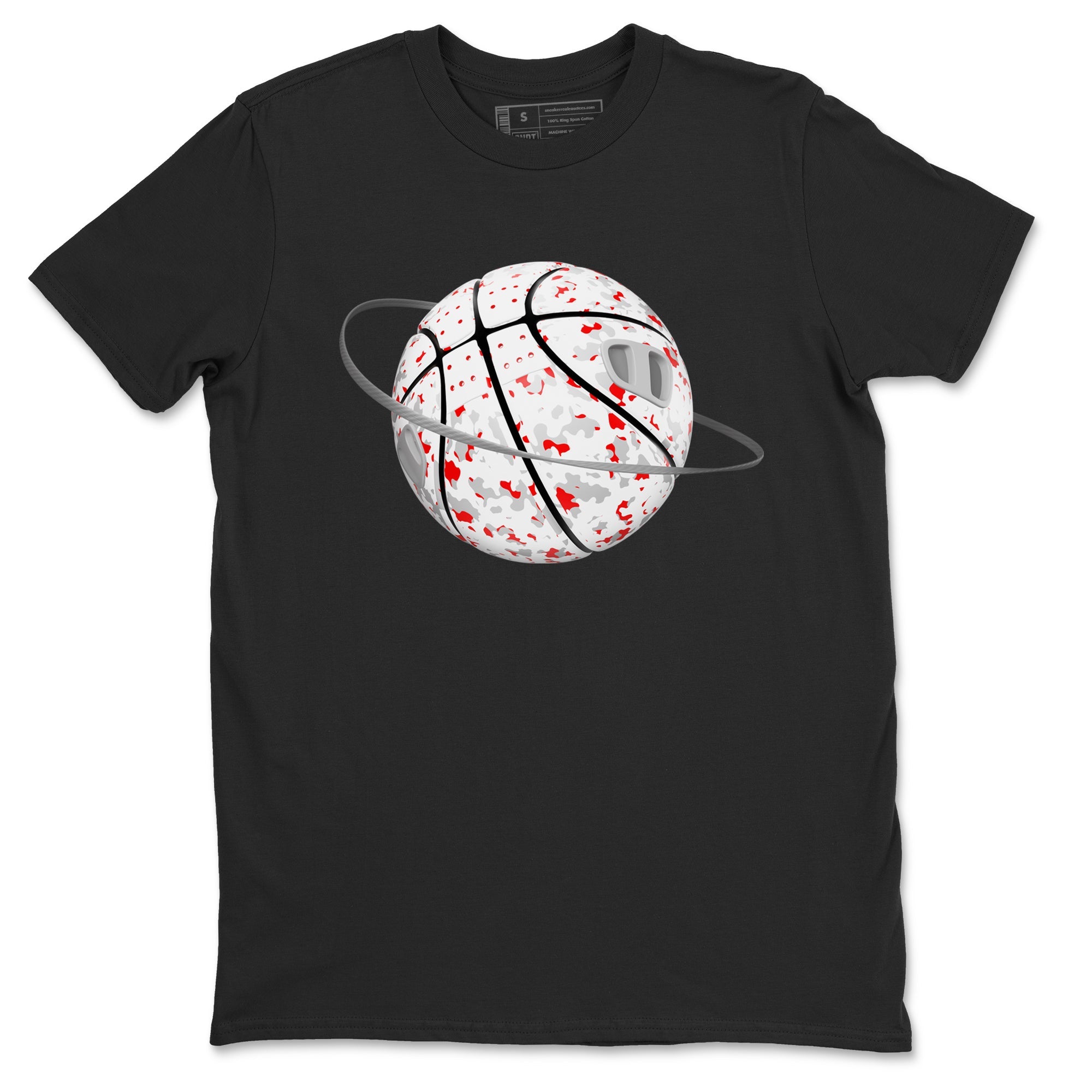 3s Cement Grey shirts to match jordans Camo Basketball Planet sneaker match tees Air Jordan 3 Cement Grey SNRT Sneaker Release Tees unisex cotton Black 2 crew neck shirts