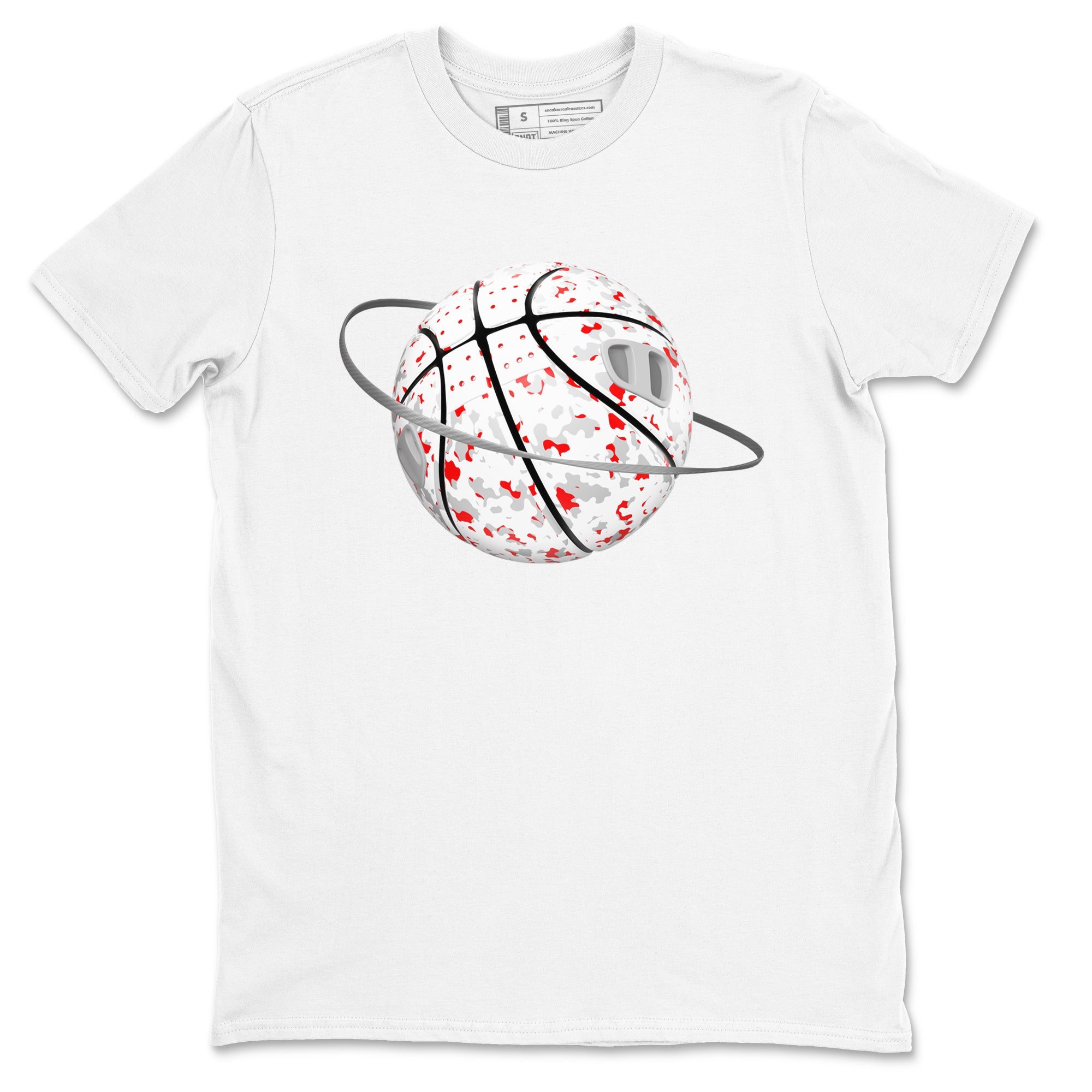 3s Cement Grey shirts to match jordans Camo Basketball Planet sneaker match tees Air Jordan 3 Cement Grey SNRT Sneaker Release Tees unisex cotton White 2 crew neck shirts