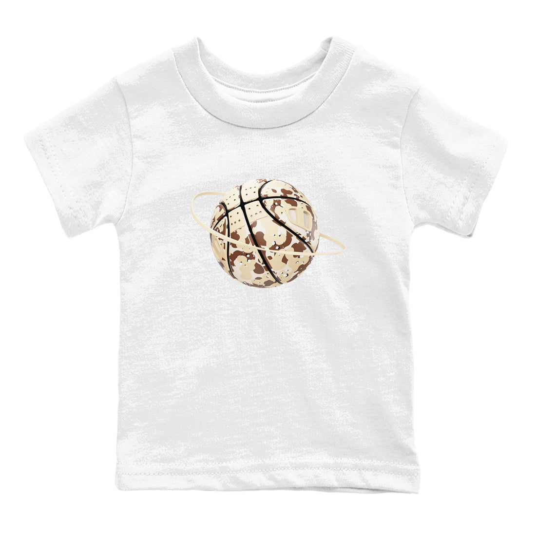 AJ3 Desert Camo shirts to match jordans Camo Basketball Planet sneaker match tees Air Jordan 3 Desert Camo SNRT Sneaker Tees streetwear brand Baby and Youth White 2 cotton tee