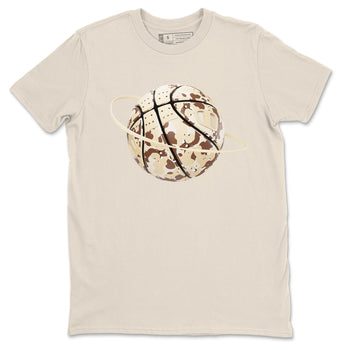 AJ3 Desert Camo shirts to match jordans Camo Basketball Planet sneaker match tees Air Jordan 3 Desert Camo SNRT Sneaker Tees streetwear brand Natural 2 unisex cotton tee